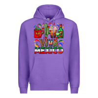 Purple Viva Mexico Coffee Cups With Cactus And Tequila Premium Hoodie - FaDigitalArtStudio