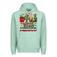 Seafoam Viva Mexico Coffee Cups With Cactus And Tequila Premium Hoodie - FaDigitalArtStudio