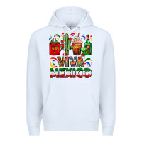 White Viva Mexico Coffee Cups With Cactus And Tequila Premium Hoodie - FaDigitalArtStudio