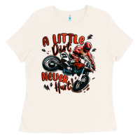 Bone a little dirt never hurt dirt bike Ladies Tee - MaliasSmallBusiness