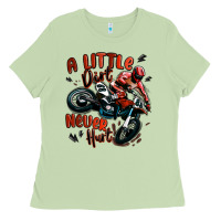 Matcha a little dirt never hurt dirt bike Ladies Tee - MaliasSmallBusiness
