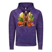 Cloud Purple Halloween german shepherd Vintage Hoodie - RanaPortraitStore