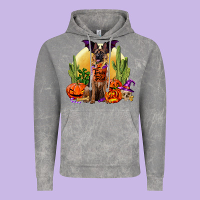 Halloween German Shepherd Vintage Hoodie Designed By Ranaportraitstore