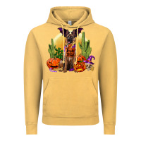Vintage Mustard Halloween german shepherd Vintage Hoodie - RanaPortraitStore