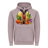 Vintage Zinc Halloween german shepherd Vintage Hoodie - RanaPortraitStore
