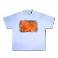 Grape Ice gemstone orange leopard background Urban Heavy Tee - JahusDesignShop