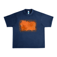 Navy gemstone orange leopard background Urban Heavy Tee - JahusDesignShop