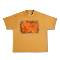Peanut Butter gemstone orange leopard background Urban Heavy Tee - JahusDesignShop