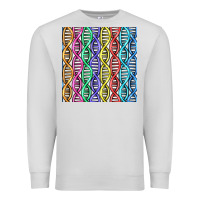 Dove Grey dna seamless pattern Premium Sweatshirt - BundleAndBundleShop