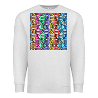 Oatmeal Heather dna seamless pattern Premium Sweatshirt - BundleAndBundleShop