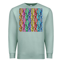 Seafoam dna seamless pattern Premium Sweatshirt - BundleAndBundleShop