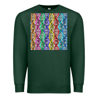 Sports Green dna seamless pattern Premium Sweatshirt - BundleAndBundleShop