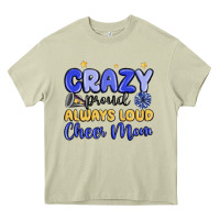 Mossy crazy proud always loud cheer mom Heavy Core Tee - MaliasSmallBusiness