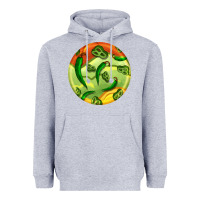 Heather Grey hispanic heritage month round earrings 1 Heavyweight Hoodie - BundleAndBundleShop