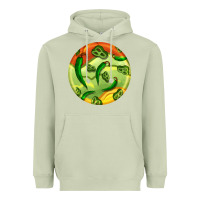Matcha hispanic heritage month round earrings 1 Heavyweight Hoodie - BundleAndBundleShop