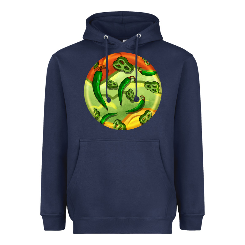 Hispanic Heritage Month Round Earrings 1 Heavyweight Hoodie by BundleAndBundleShop | Teevron