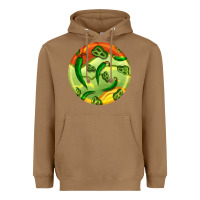 Toasted Coconut hispanic heritage month round earrings 1 Heavyweight Hoodie - BundleAndBundleShop
