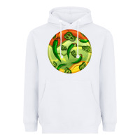 White hispanic heritage month round earrings 1 Heavyweight Hoodie - BundleAndBundleShop