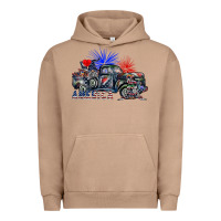 Pigment Burro america Urban Hoodie - SublimationCraftShop