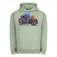 Pigment Oil Green america Urban Hoodie - SublimationCraftShop