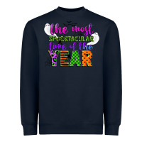 Navy the most spooktacular time of the year Heavyweight Sweatshirt - CowGirlArtShop