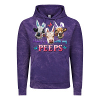 Cloud Purple Hanging With My Peeps Cows Vintage Hoodie - RanaPortraitStore