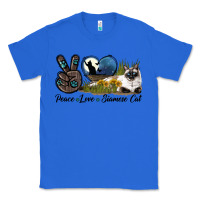 True Royal Peace Love Siamese Cat Classic Tee - LillyAllenDesigns