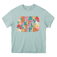 Arona stay trippy little hippie Heavy Core Tee - MaliasSmallBusiness