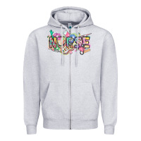 Heather Grey Nurse Zipper Hoodie - FaDigitalArtStudio