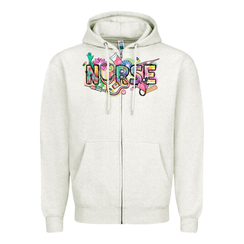 Nurse Zipper Hoodie by FaDigitalArtStudio | Teevron