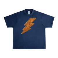 Navy Western Vintage Pattern Lightning Urban Heavy Tee - Bettercallsaul