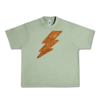 Oil Green Western Vintage Pattern Lightning Urban Heavy Tee - Bettercallsaul