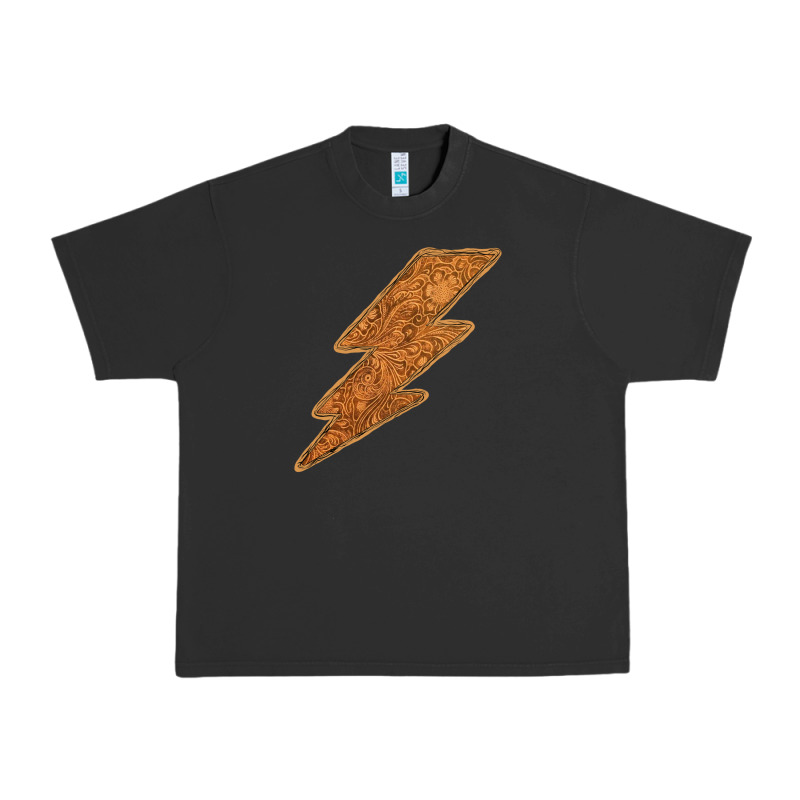 Western Vintage Pattern Lightning Urban Heavy Tee by Bettercallsaul | Teevron