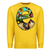 Lemon farm life alphabet lowercase letters e Premium Sweatshirt - BundleAndBundleShop