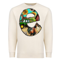 Sandshell farm life alphabet lowercase letters e Premium Sweatshirt - BundleAndBundleShop