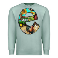 Seafoam farm life alphabet lowercase letters e Premium Sweatshirt - BundleAndBundleShop
