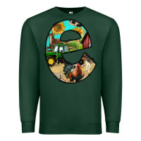 Sports Green farm life alphabet lowercase letters e Premium Sweatshirt - BundleAndBundleShop