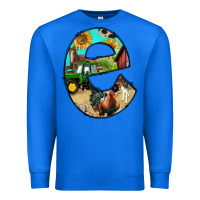True Royal farm life alphabet lowercase letters e Premium Sweatshirt - BundleAndBundleShop