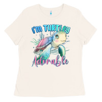 Bone im turtley adorable turtle Ladies Tee - MaliasSmallBusiness