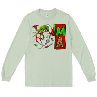 Matcha Christmas Character Nurse Long Sleeve Tee - NancyCooperArtShop