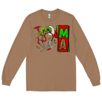 Toasted Coconut Christmas Character Nurse Long Sleeve Tee - NancyCooperArtShop