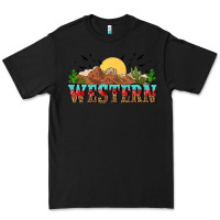 Black western Premium Tee - NancyCooperArtShop