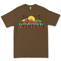 Cacao western Premium Tee - NancyCooperArtShop