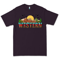 Plum western Premium Tee - NancyCooperArtShop