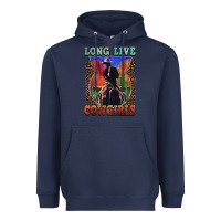 Navy long live cowgirls Heavyweight Hoodie - FaDigitalArtStudio