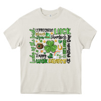 Cream st. patricks day Heavy Core Tee - MaliasSmallBusiness