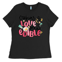 Black cooking is love made edible Ladies Tee - MaliasSmallBusiness