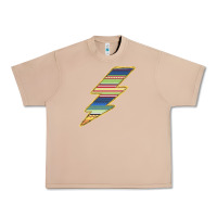 Burro Yellow Aztec Patterned Lightning Urban Heavy Tee - Bettercallsaul