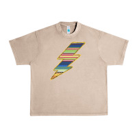 French Oak Yellow Aztec Patterned Lightning Urban Heavy Tee - Bettercallsaul