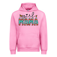 Fuchsia Pink girl mama Urban Hoodie - CowhideDigitalArt